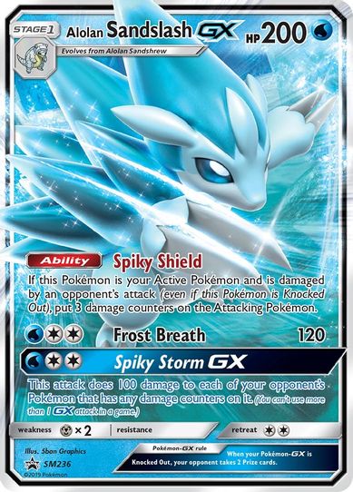 Alolan Sandslash GX - SM (SM236) [SM Promos]