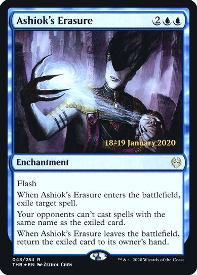 Ashiok's Erasure (43) [Prerelease Cards]