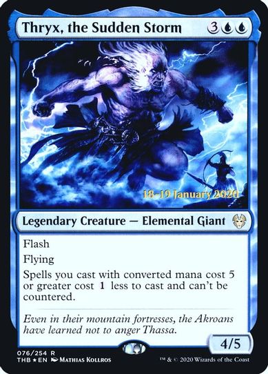 Thryx, the Sudden Storm (76) [Prerelease Cards]
