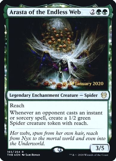 Arasta of the Endless Web (165) [Prerelease Cards]