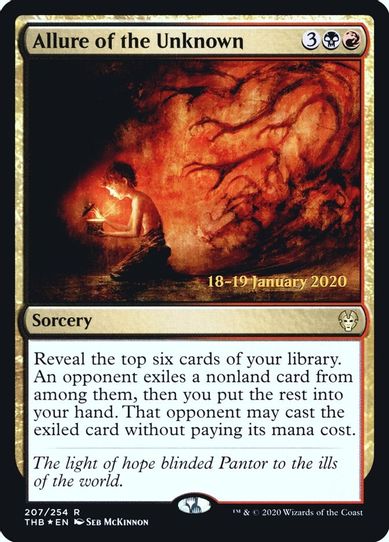 Allure of the Unknown (207) [Prerelease Cards]