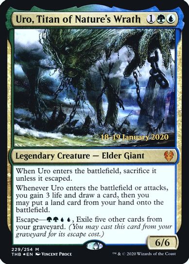 Uro, Titan of Nature's Wrath (229) [Prerelease Cards]