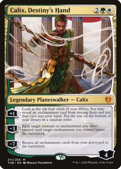 Calix, Destiny's Hand (211) [Promo Pack: Theros Beyond Death]