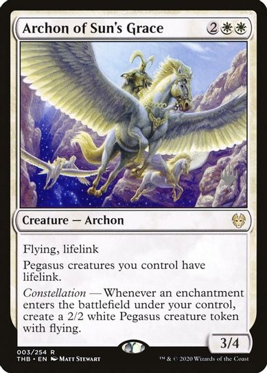 Archon of Sun's Grace (3) [Promo Pack: Theros Beyond Death]
