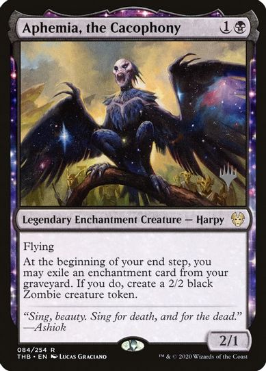 Aphemia, the Cacophony (84) [Promo Pack: Theros Beyond Death]