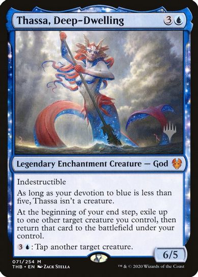 Thassa, Deep-Dwelling (71) [Promo Pack: Theros Beyond Death]