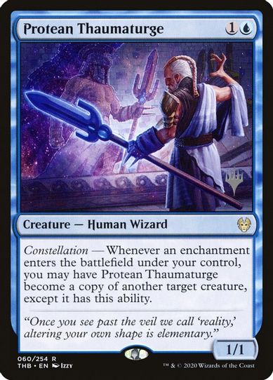 Protean Thaumaturge (60) [Promo Pack: Theros Beyond Death]