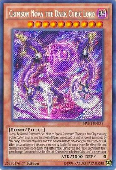 Crimson Nova the Dark Cubic Lord (MVP1-ENS39) [The Dark Side of Dimensions Movie Pack: Secret Edition]