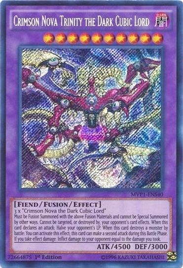 Crimson Nova Trinity the Dark Cubic Lord (MVP1-ENS40) [The Dark Side of Dimensions Movie Pack: Secret Edition]