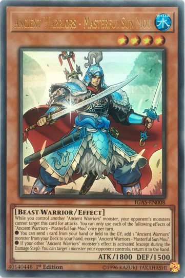 Ancient Warriors - Masterful Sun Mou (IGAS-EN008) [Ignition Assault]