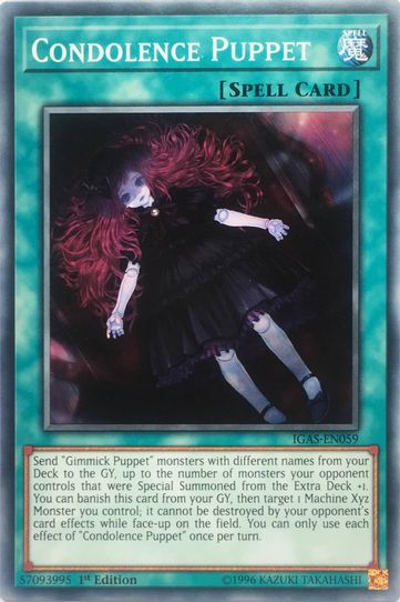 Condolence Puppet (IGAS-EN059) [Ignition Assault]