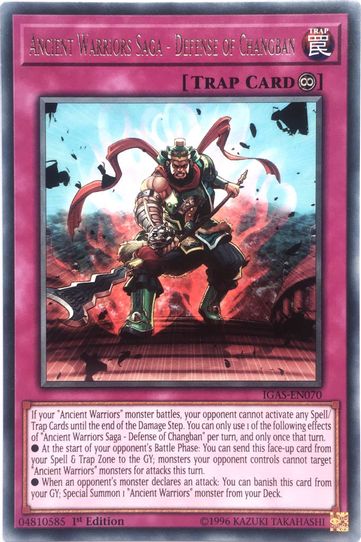 Ancient Warriors Saga - Defense of Changban (IGAS-EN070) [Ignition Assault]