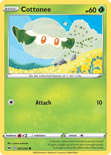 Cottonee (005/202) [Sword & Shield Base Set]