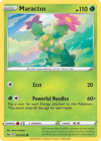 Maractus (007/202) [Sword & Shield Base Set]