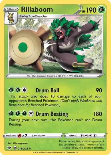 Rillaboom (015/202) [Sword & Shield Base Set]
