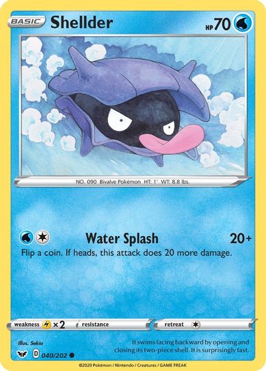 Shellder (040/202) [Sword & Shield Base Set]