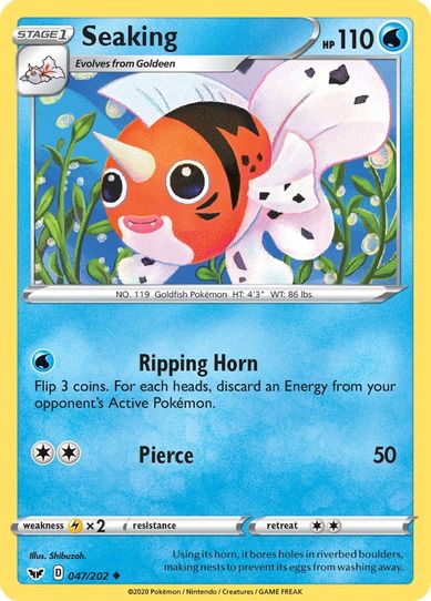 Seaking (047/202) [Sword & Shield Base Set]