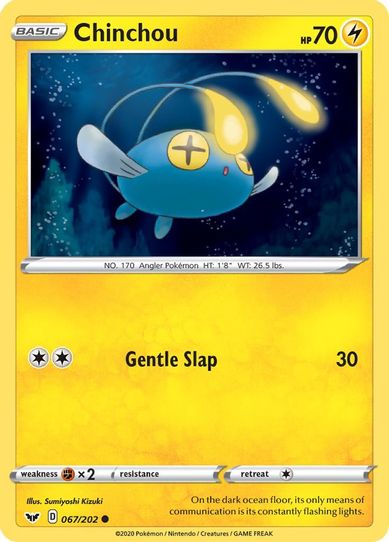 Chinchou (067/202) [Sword & Shield Base Set]