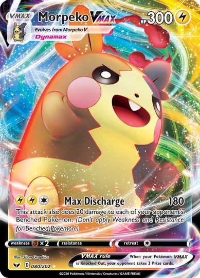 Morpeko VMAX (080/202) [Sword & Shield Base Set]