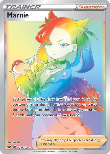 Marnie (Secret) (208/202) [Sword & Shield Base Set]