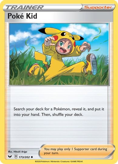 Poke Kid (173/202) [Sword & Shield Base Set]