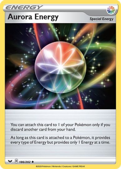 Aurora Energy (186/202) [Sword & Shield Base Set]