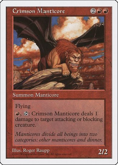 Crimson Manticore [Fifth Edition]