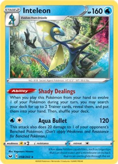 Inteleon 058/202 [Deck Exclusives]