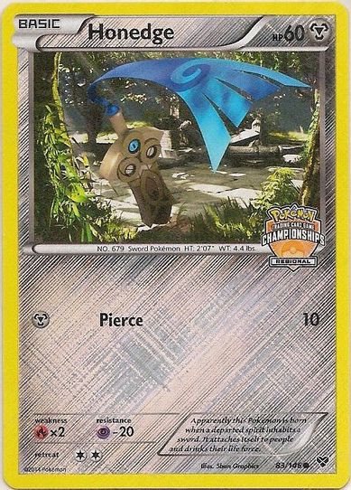 Honedge (Regional Championship Promo) (83) [League & Championship Cards]