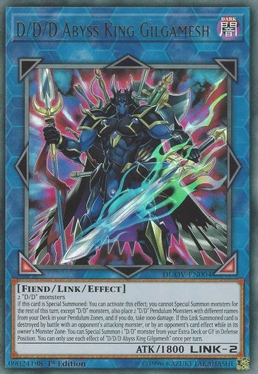 D/D/D Abyss King Gilgamesh (DUOV-EN004) [Duel Overload]