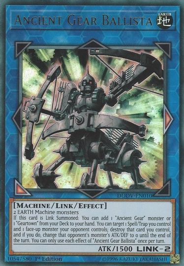 Ancient Gear Ballista (DUOV-EN010) [Duel Overload]