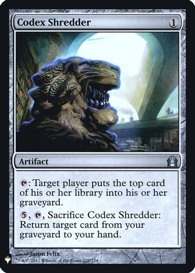 Codex Shredder (228) [Mystery Booster: Retail Exclusives]