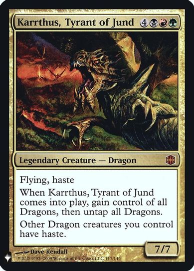 Karrthus, Tyrant of Jund (117) [Mystery Booster: Retail Exclusives]