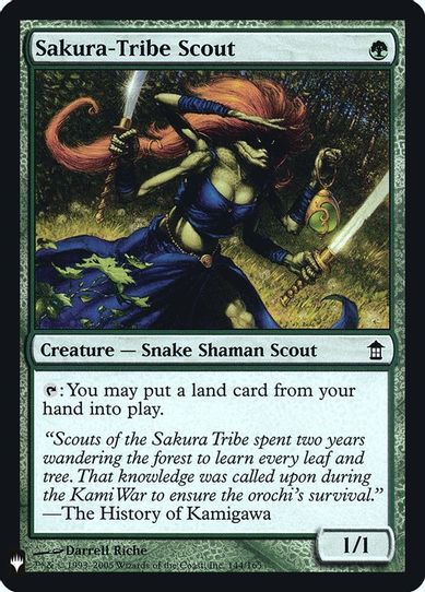 Sakura-Tribe Scout (144) [Mystery Booster: Retail Exclusives]