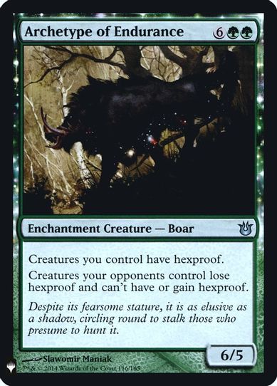 Archetype of Endurance (116) [Mystery Booster: Retail Exclusives]