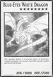 Blue-Eyes White Dragon (Oversized) [Duel Overload]