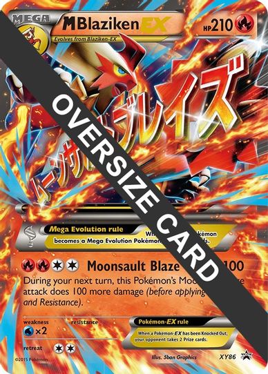 M Blaziken EX XY86 (XY Black Star Promos) (XY86) [First Partner Pack Jumbo Cards]