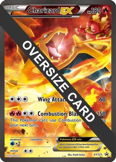 First Partner Charizard Card Charizard EX XY121 (XY Black Star Promos) (XY121) [First Partner Pack ...