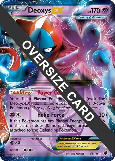 Deoxys EX 53/116 (Plasma Freeze) (53/116) [First Partner Pack Jumbo Cards]