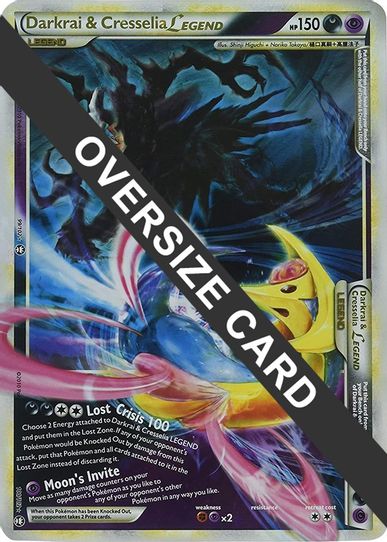 Darkrai & Cresselia Legend 99+100 (Single Oversized Promo) (99/102 + 100/102) [First Partner Pack Jumbo Cards]
