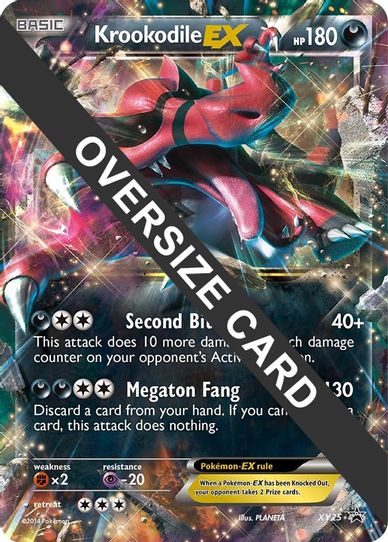 Krookodile EX XY25 (XY Black Star Promo) (XY25) [First Partner Pack Jumbo Cards]