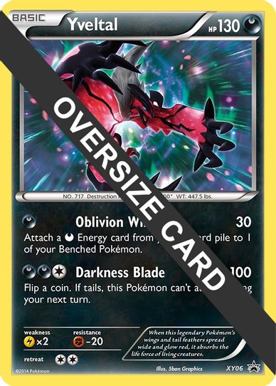 Yveltal XY06 (XY Black Star Promo) (XY06) [First Partner Pack Jumbo Cards]