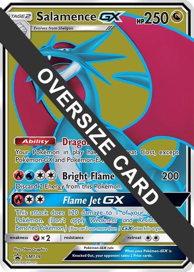 Salamence GX 139 (SM Black Star Promo) (SM139) [First Partner Pack Jumbo Cards]