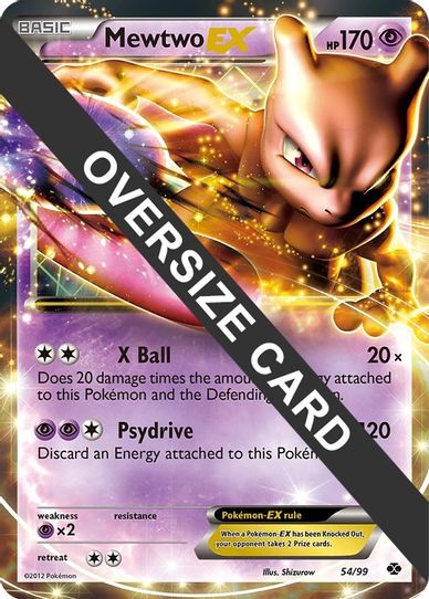Mewtwo EX 54/99 (Next Destinies) (54/99) [First Partner Pack Jumbo Cards]
