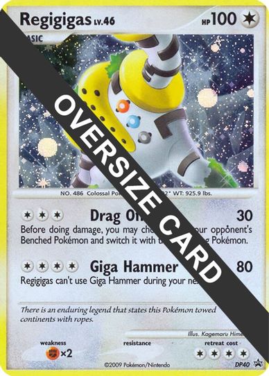 Regigigas DP40 (DP Black Star Promo) (DP40) [First Partner Pack Jumbo Cards]