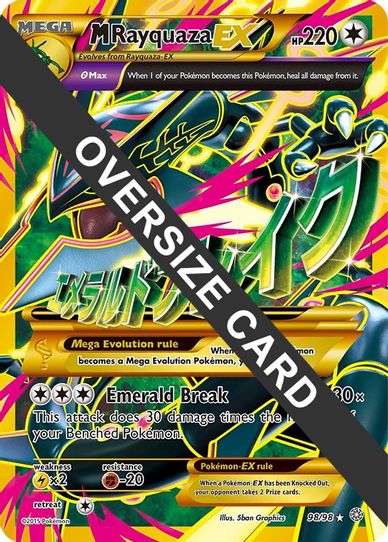 M Rayquaza EX 98/98 (Ancient Origins) (98/98) [First Partner Pack Jumbo Cards]