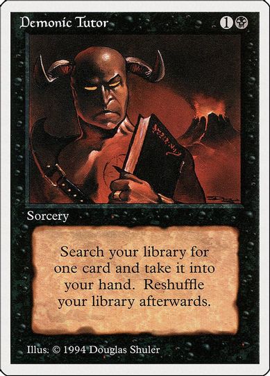 Demonic Tutor (105) [Summer Magic]