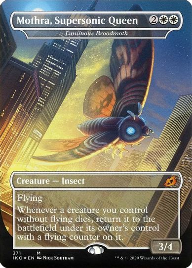 Mothra, Supersonic Queen - Luminous Broodmoth (371) [Ikoria: Lair of Behemoths]