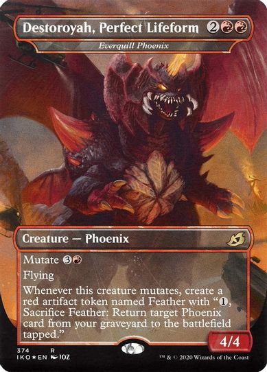 Destoroyah, Perfect Lifeform - Everquill Phoenix (374) [Ikoria: Lair of Behemoths]
