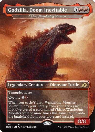 Godzilla, Doom Inevitable - Yidaro, Wandering Monster (375) [Ikoria: Lair of Behemoths]